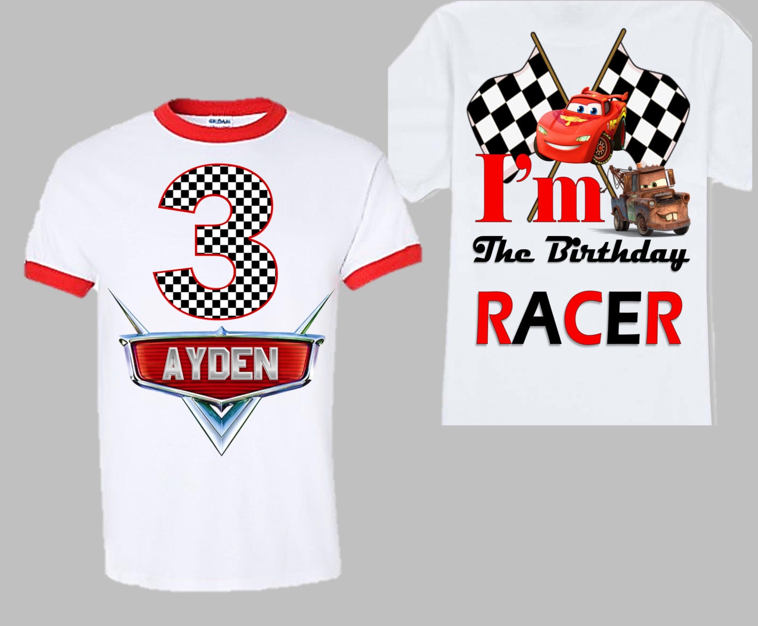Disney Cars Birthday Shirt Cars Birthday Shirt Ringer