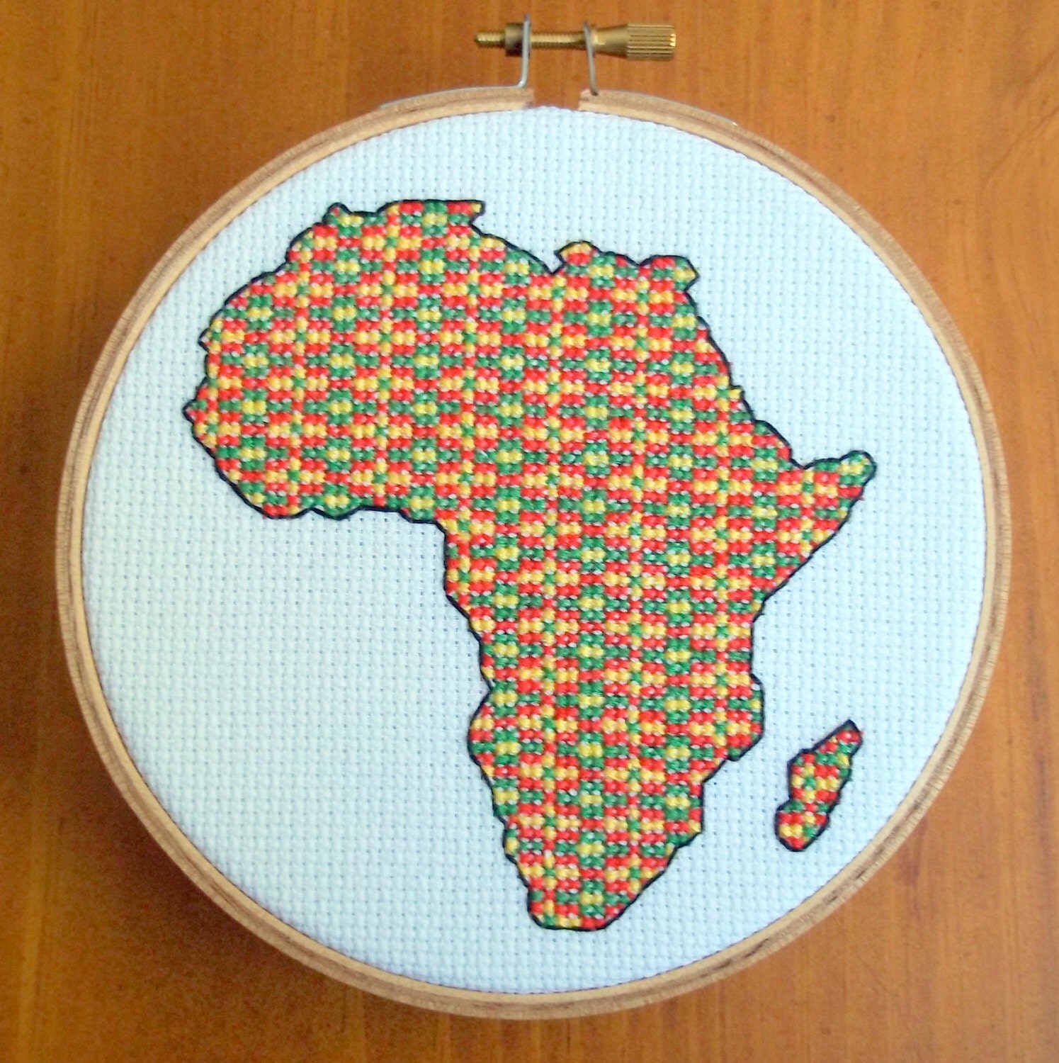 Africa Cross Stitch Pattern Digital Download PDF