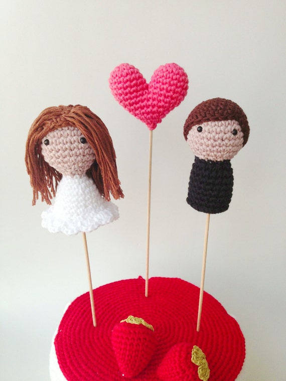 Cake toppers tejidos... 2 2