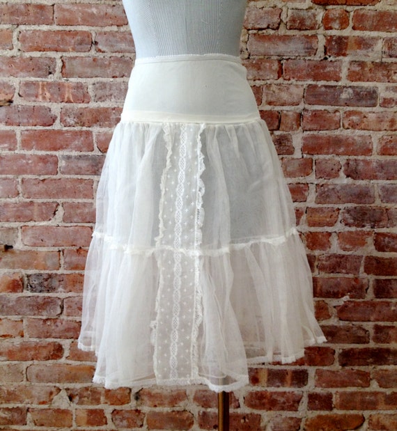 Size S Petticoat Crinoline Nylon Tulle by 58petticoats on Etsy