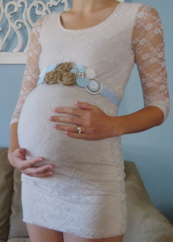 shabby chic burlap and felt chevron maternity sash for gender shabby chic burlap and felt chevron maternity sash for gender