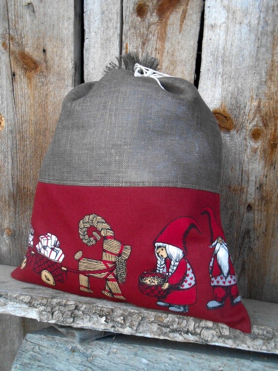 santa sack scandinavian christmas gift bag personalized santa sack scandinavian christmas gift bag personalized