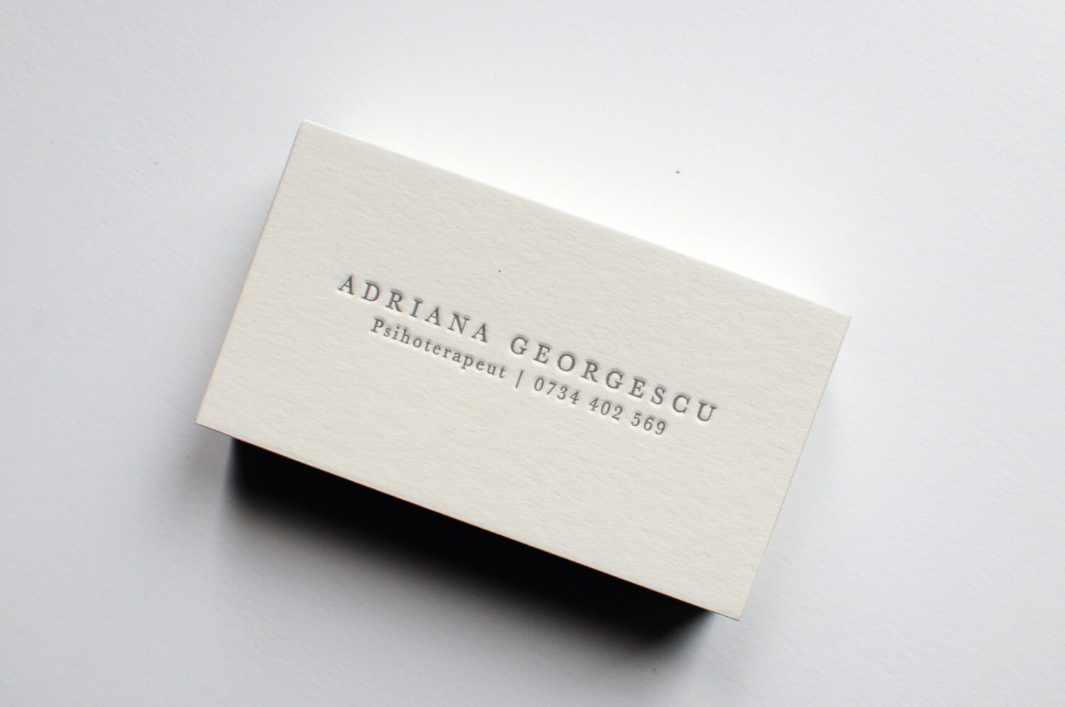 150 Custom Letterpress Business Cards