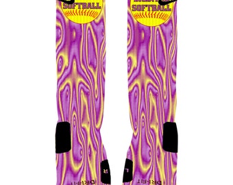 Custom Live and Breathe Softball Socks Custom Nike Elite Socks