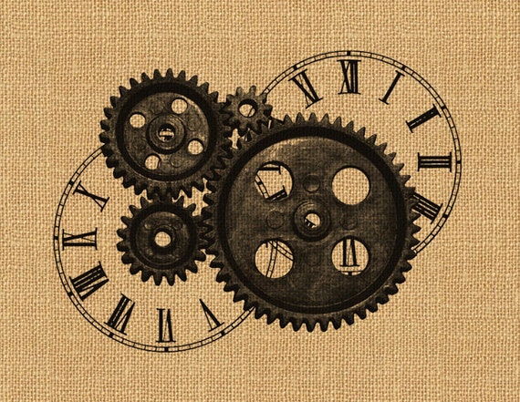 clock gears clipart - photo #39