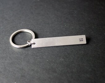Equality, Gay Pride Keychain, LGBTQ Pride, Stocking Stuffers, Hand Stamped Keychain, Geeky Keychains, Geeky Gifts, Gift Under 15