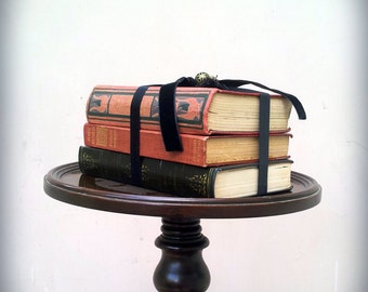 Vintage Book Set Bookshelf or Table Decoration Vintage Wedding Table