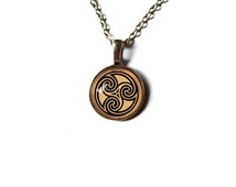 Celtic pendant Irish jewelry Medieval necklace NW45