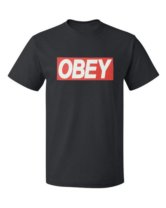 Obey Funny BIG SIZE Tees by BigBoysTees on Etsy