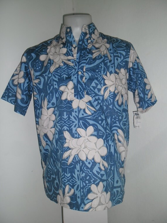 Alfred Shaheen by Reyn Spooner Hawaiian Pullover Cotton Shirt