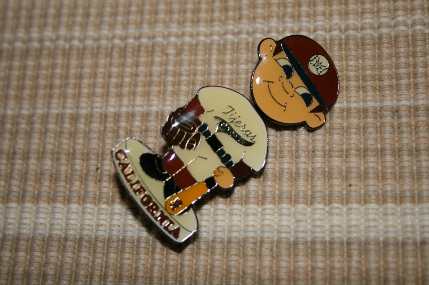 Vintage Baseball Pin Enamel Baseball Pin by 3OaksTreasure