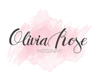 Watercolor Logo - Custom Logo - Premade Logo - Custom Watercolor Logo - Watercolour Logo - Custom Designed Logo - Predesigned Logo