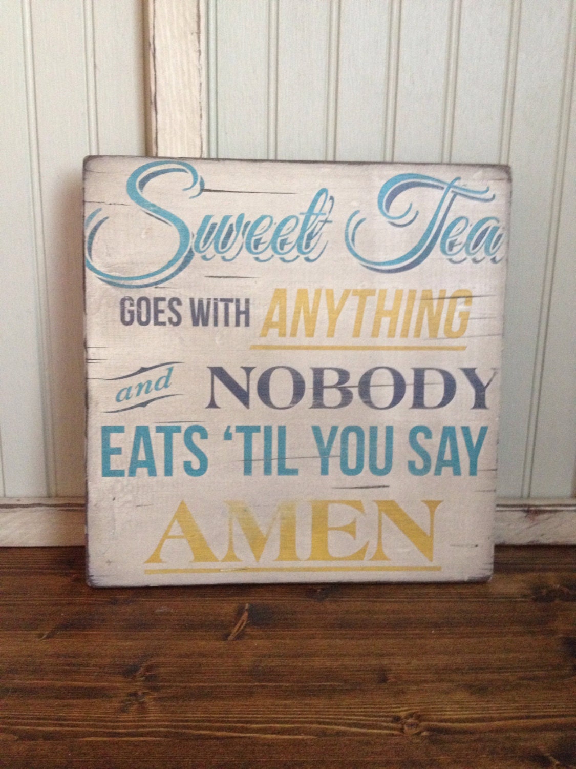 Wooden Sign Quotes Southern Sweet tea Rustic by itsoveryonder