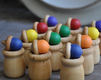 Arc-en-gland mémoire et correspondant à Montessori et jeu-A Waldorf inspirent jouet éducatif
