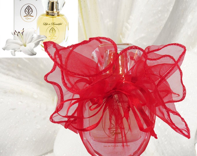 Perfume Épicé in Red Dress, Spicy Floral Natural Fragrance Oils; Eminence of Feminine Power & Love; Florencia Collection Life is Beautiful