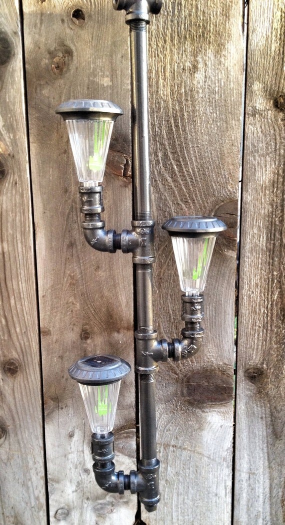 Solar Powered Outdoor Chandelier Pendant Lighting Made Out of