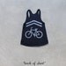 Bicycle tank top for women. Workout tank top tshirt. Women's graphic tee. Bike lane screenprint by Blackbird Tees - CLOSEOUT