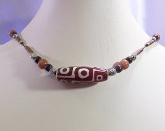 Dzi Bead Necklace 