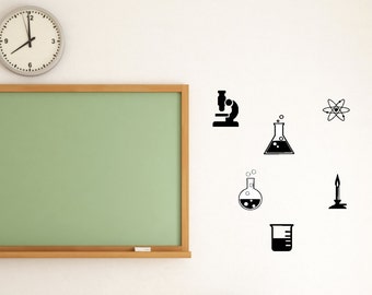 Science Wall Decals - Science Classroom Decal - Chemistry Class Sticker - Teacher Decorations - School Sticker Decals - Electron