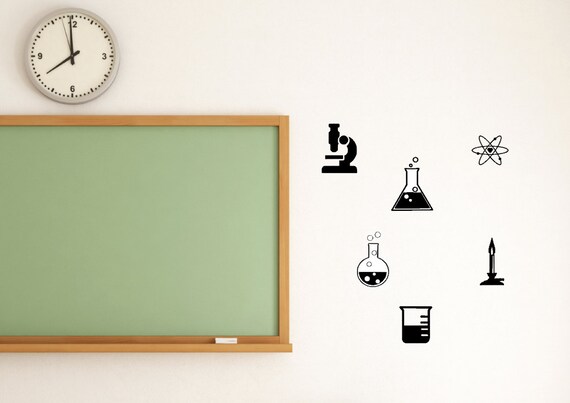 Items similar to Science Wall Decals - Science Classroom Decal ...