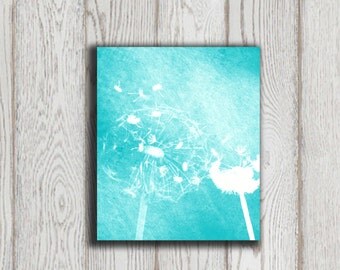 dandelion wall art dandelion decor turquoise home decor turquoise wall art digital modern flower abstract flower - Turquoise Home Decor dandelion wall art dandelion decor turquoise home decor turquoise wall art digital modern flower abstract flower - Turquoise Home Decor