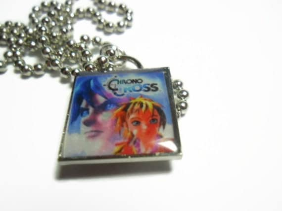 chrono  gamers  chrono cross cross  necklace relief jewelry for  gifts  gifts   geekery charm