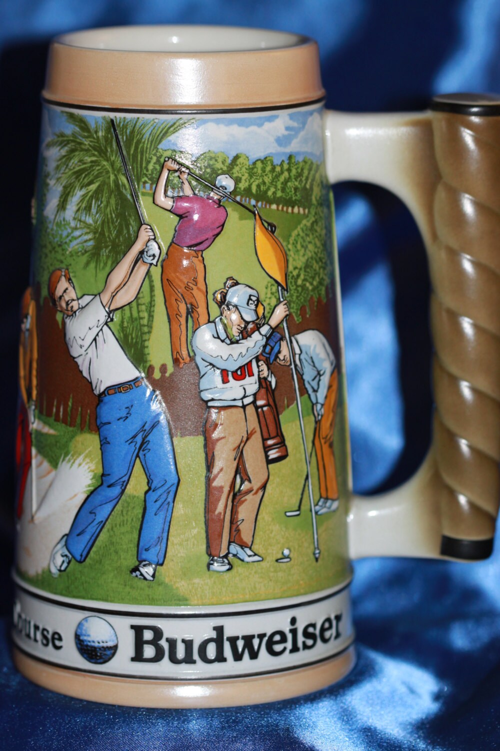 Beer Stein Golf Budweiser Par for the Course 1992