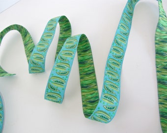 Peas in a Pod Ribbon Renaissance Ribbons Laura Foster Nicholson 7 / 8 inch 2 yds