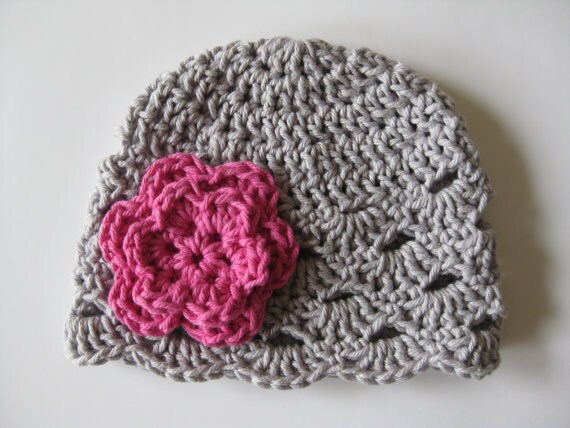 Baby Girl Hat Crochet Newborn Hat Newborn Beanie Baby Girl