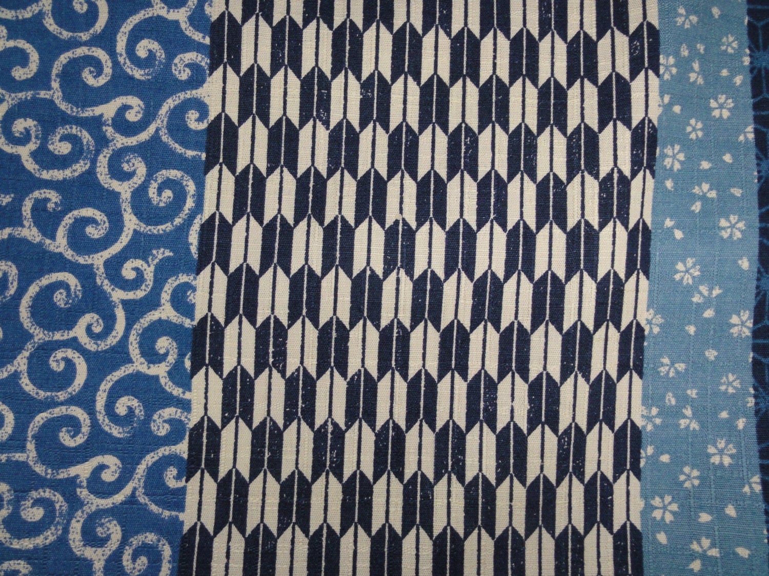 Japanese Cotton Fabric Yardage 'Traditional Patterns