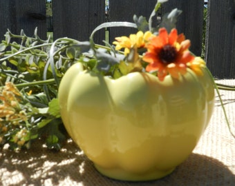 Vintage Scalloped Vase or Planter