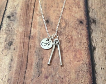 Unique hand stamped initial necklaces and bangles by kimsjewelry