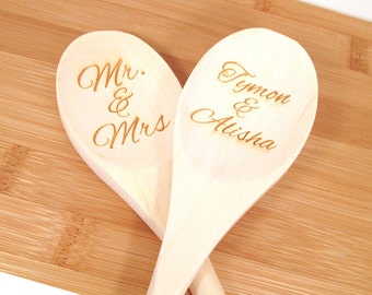 Personalized Wooden Spoon - Engraved Custom Wooden Spoon (1 spoon)