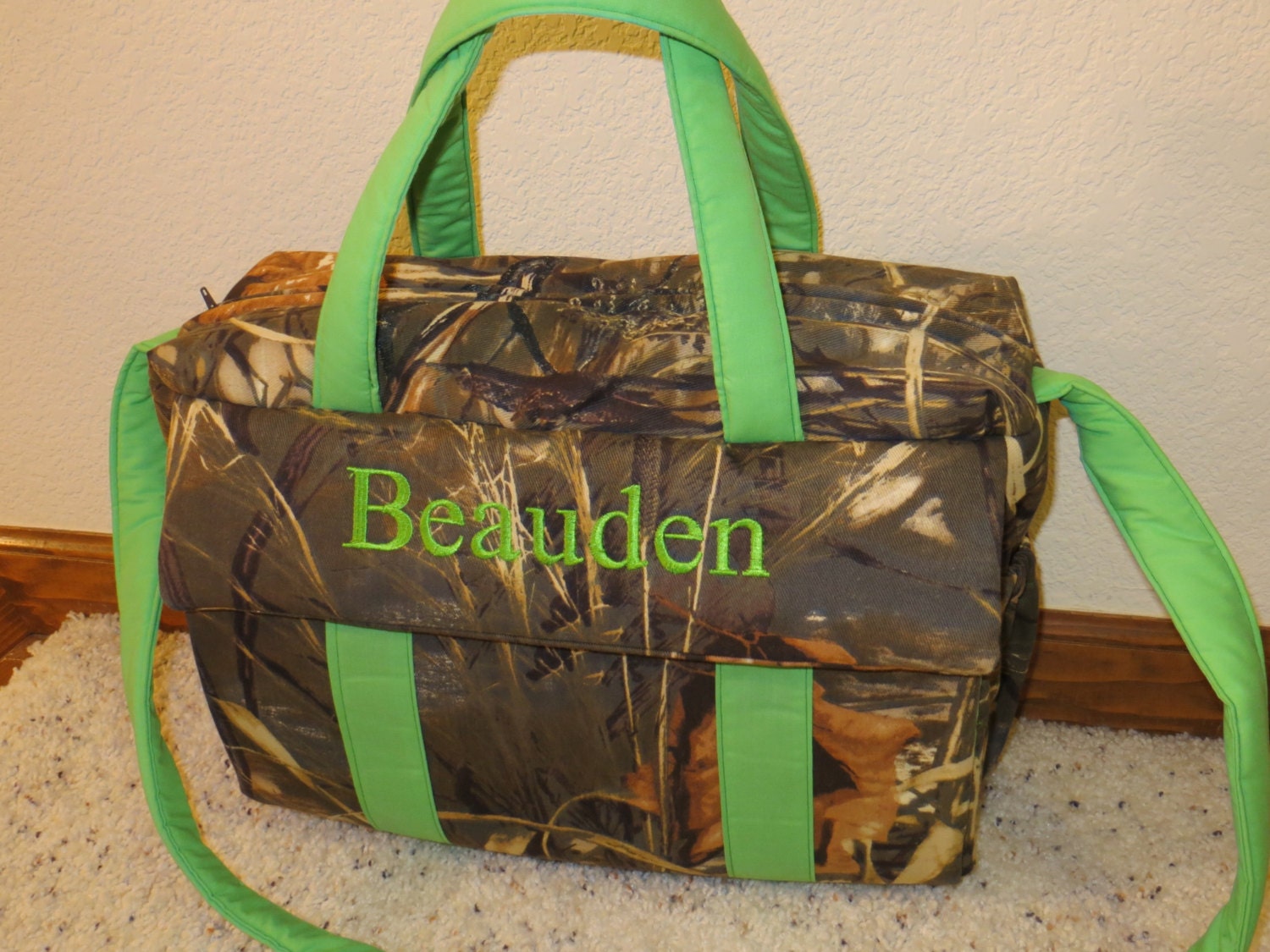 Realtree Max 4D Camo Diaper Bag w/change pad by EMIJANE