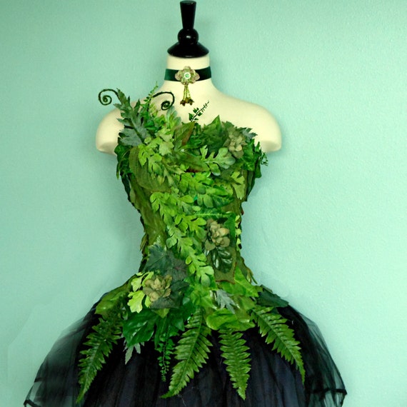 Items similar to Fairy Costume Corset - Woodland Fairy Costume Top ...