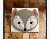 Christmas In July Sale Wolf felt puzzle with placement card Il_170x135