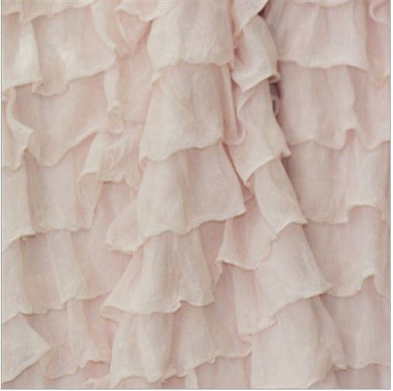 Blush Ruffled Valance Light Pink Ruffle Valance Blush