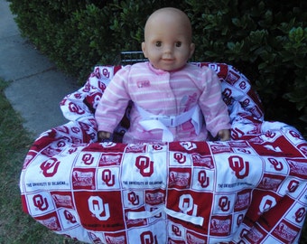 OU baby shopping cart cover/ high chair cover
