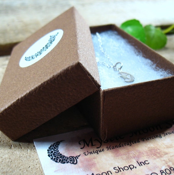 Charm Holder Necklace Sterling Silver Charm Necklace Charm