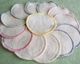 Hemp Facial Cleansing Rounds Pads Washable Reusable Organic Cotton Fleece Eco Friendly Makeup Removers Scrubbies