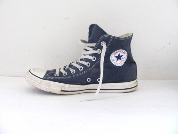 20 off SALE...90s CONVERSE All Star high by dirtybirdiesvintage