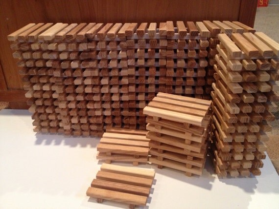 Items similar to 50 Wood Soap Dishes - WHOLESALE Lot 