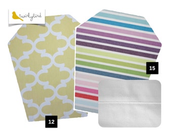 Reversible Mei Tai Carrier - Rainbow Stripes and Yellow Trellis