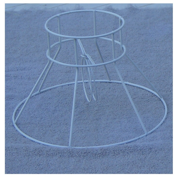 Metal Lamp Shade Frame 8inch Clip on Bulb Style
