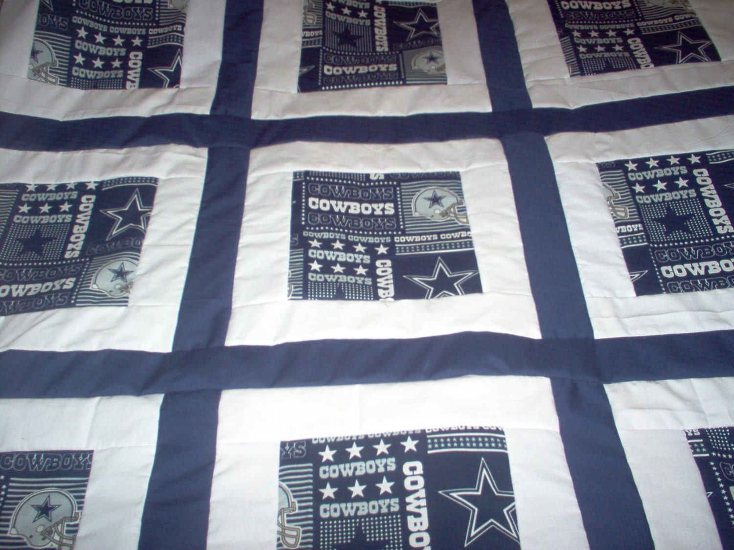 Dallas Cowboys Baby Quilt 36X34