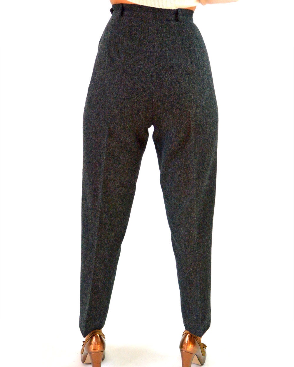 wool cigarette pants