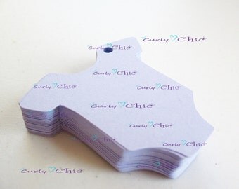 140 Baby Onesie Tags Size 2" In Non-textured or Textured Cardstock paper