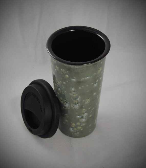 Ceramic Travel Mug/Tumbler with a lid