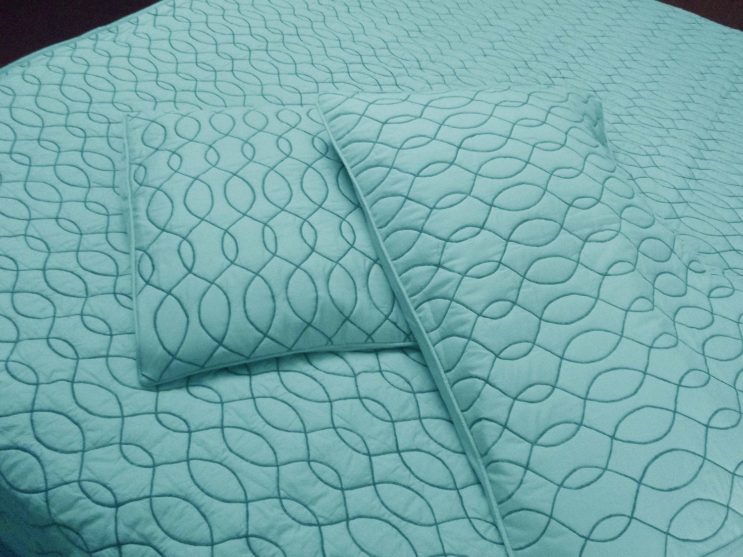 Surf blau modern baumwolle tagesdecke gesteppt könig von tatvakala