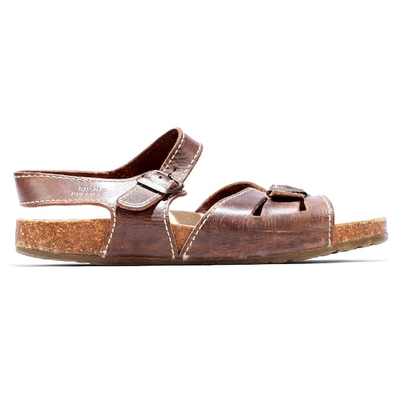 Mens GLADIATOR Sandals . Vintage Birkenstock Style Summer Leather ...